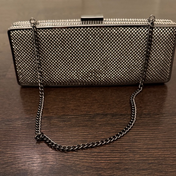 Whiting & Davis Silver Mesh Clutch